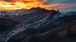 Incendie à Altier : 110 hectares ravagés au pied du Mont Lozère