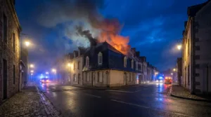 Incendie à La Riche : trois pompiers intoxiqués, un en urgence absolue