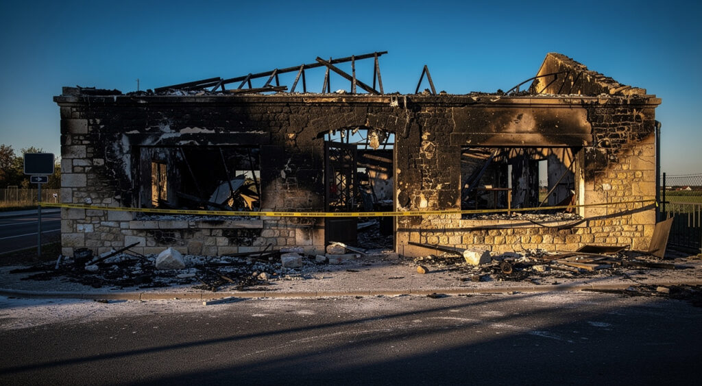 Incendie à Saint-Jean : La Villa ravagée, enquête ouverte après un cambriolage