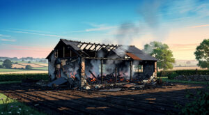 Incendie à Vignoc : un bâtiment agricole de 400 m² détruit par les flammes