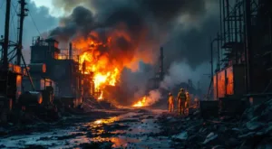 Incendie au méthaniseur de This : deux ouvriers blessés, l&rsquo;usine à l&rsquo;arrêt