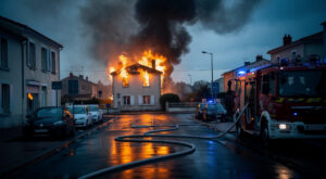 Incendie avec détonation à Niort : pompiers et police interviennent sans blessés