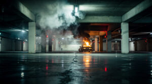 Incendie dans un parking à Trappes : 20 évacués, une femme sauvée