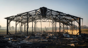 Incendie d&rsquo;un bâtiment agricole à Vic-Fezensac : 50 vaches sauvées, pas de blessés