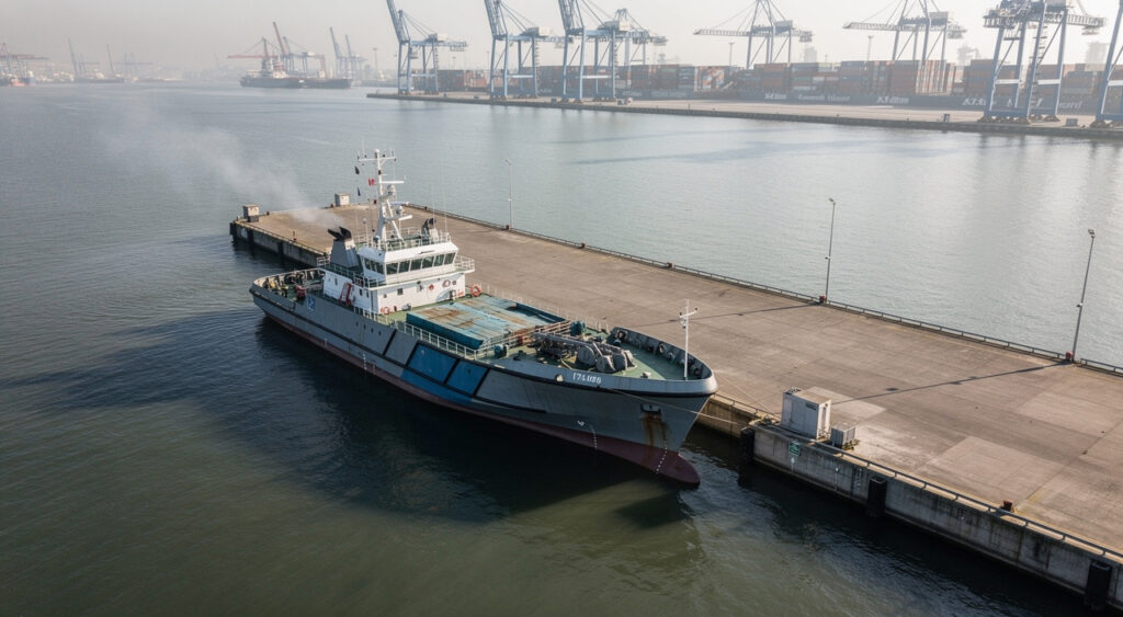 Incendie maîtrisé sur une pilotine au port du Havre, aucun blessé