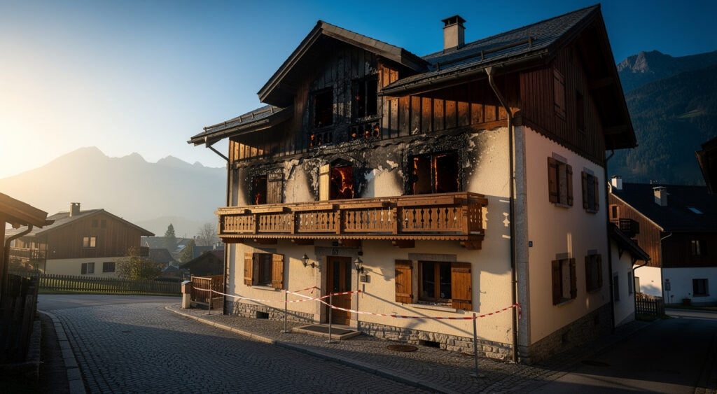Incendie mortel à Chamonix : un homme de 75 ans piégé dans les flammes, 36 évacués