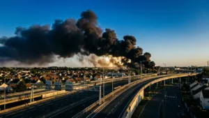 Incendie Paprec à La Riche : 300 pompiers, six jours de lutte, aucun blessé