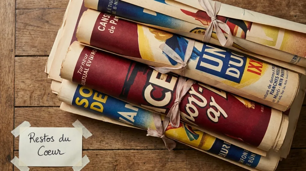 Istres : une bourse aux affiches pour soutenir les Restos du Cœur