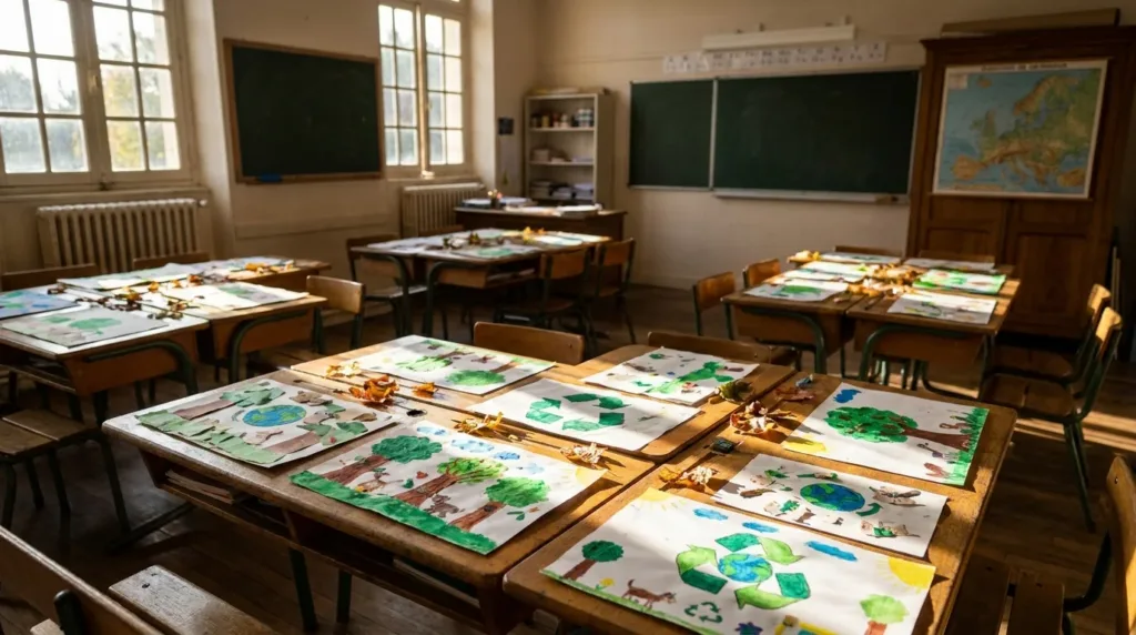 Joigny : les écoliers créent pour sensibiliser à l&rsquo;écologie