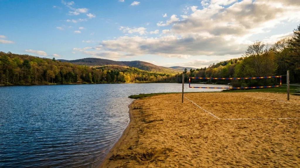 Journée olympique à Saint-Pardoux : beach hand, volley et canoë pour tous