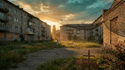 Kostiantynivka, ville fantôme : sous les drones russes, les derniers civils enterrent leurs morts dans les jardins