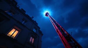 La Ricamarie : un habitant sauve des enfants d&rsquo;un incendie nocturne, vingt personnes évacuées