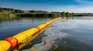 Lac Kir : un bidon de 200 litres d'huile de vidange pollue les eaux, les pompiers interviennent