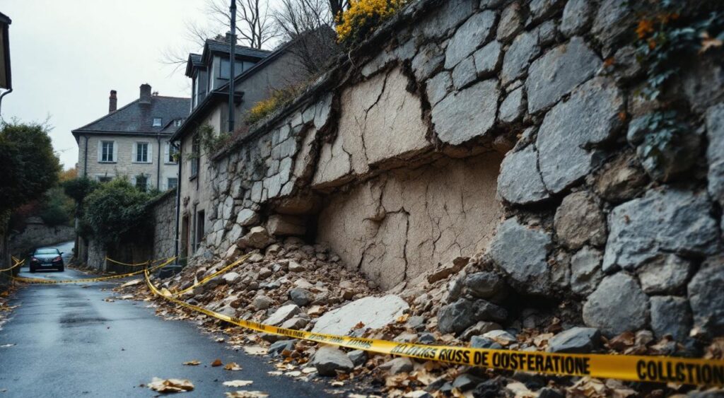 Laplume : un mur s&rsquo;effondre, quatre logements évacués en urgence