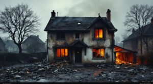 Le Breuil : une maison détruite par un incendie, la famille relogée en urgence