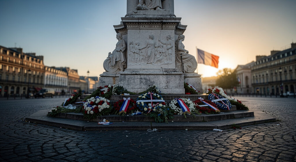 Le Mans rend hommage aux victimes de la déportation place Aristide-Briand