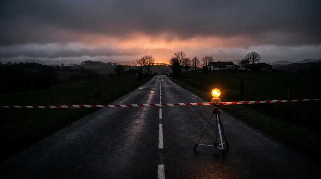Lée : une voiture percute une maison, incendie et une morte