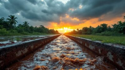Matoury : un enfant tombé dans un canal sauvé par les pompiers