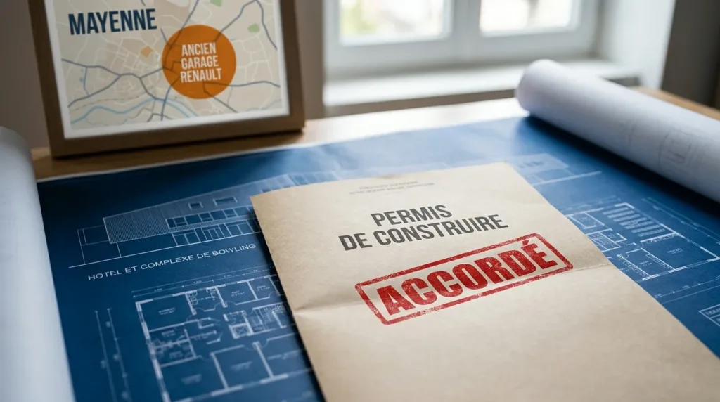 Mayenne : la mairie valide le permis pour un complexe hôtelier sur une friche amiantée