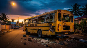 Mayotte : dix bus scolaires caillassés à Koungou, trois élèves blessés