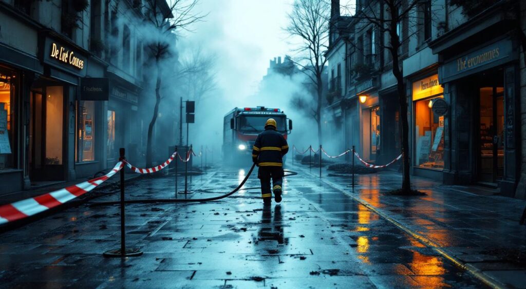 Mélisey : un incendie détruit deux commerces place de la Gare