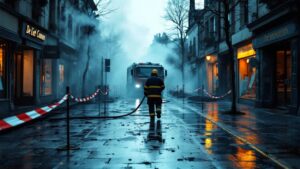 Mélisey : un incendie détruit deux commerces place de la Gare