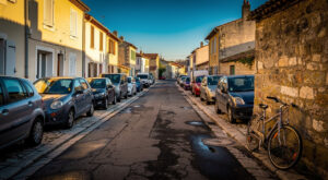 Mirebeau-sur-Bèze : la rue de la Gare, zone de danger malgré le 30 km/h