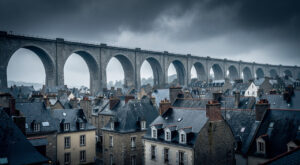 Morlaix : Benoît Poelvoorde et Camille Lou tournent sous un ciel frais