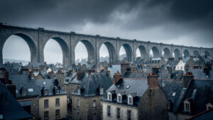 Morlaix : Benoît Poelvoorde et Camille Lou tournent sous un ciel frais