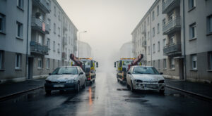 Nantes : la police enlève des épaves à Malakoff pour sécuriser le quartier