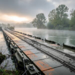 ORION 2026 : le préfet de l'Yonne assiste au franchissement de la rivière par le 19e Génie à Bassou