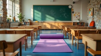 Paimpol : une école mise sur le yoga et le dialogue pour soigner le stress des élèves
