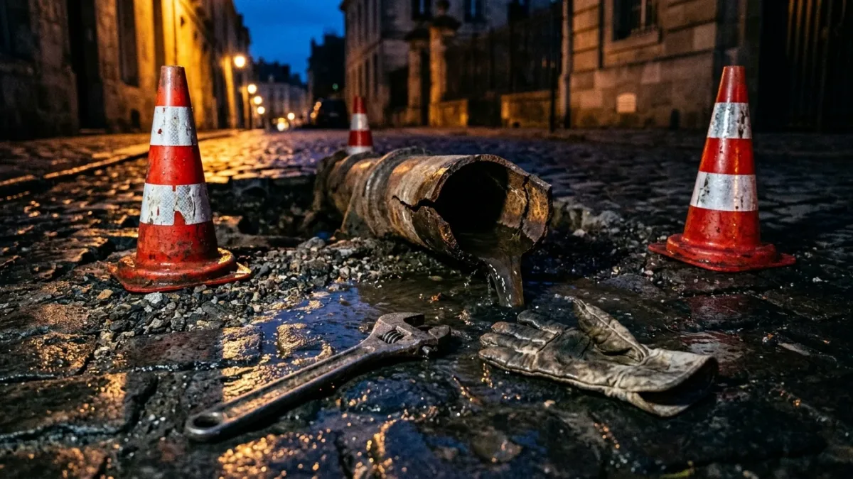 Pont-Audemer : rupture de canalisation, inondation mineure vite maîtrisée