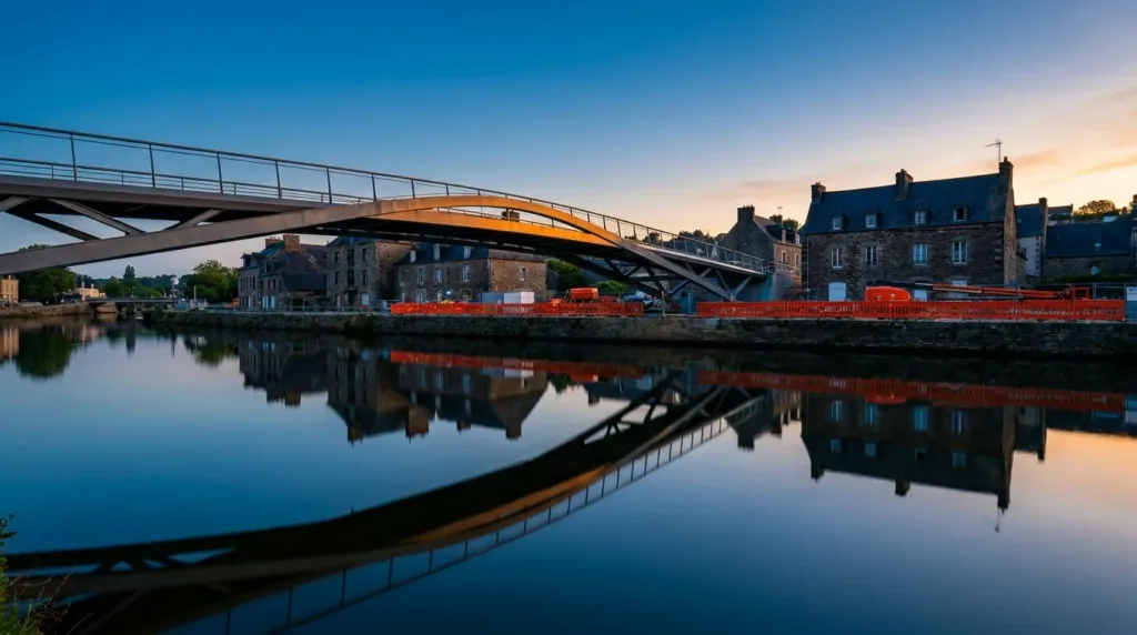 Redon : les élus régionaux s&rsquo;arrêtent sur les chantiers de la mobilité durable