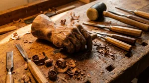 Remiremont : sculptures en bois à l&rsquo;abbaye, les artisans vosgiens à l&rsquo;honneur