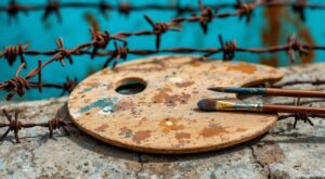 Rivesaltes : 13 artistes exilés entrent au Mémorial avec « Les jours clairs sont rares »