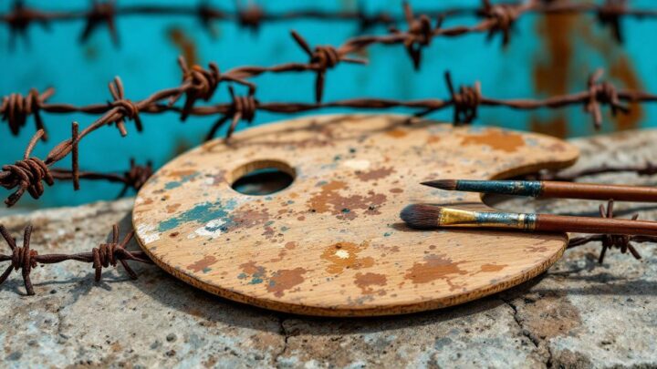Rivesaltes : 13 artistes exilés entrent au Mémorial avec "Les jours clairs sont rares"