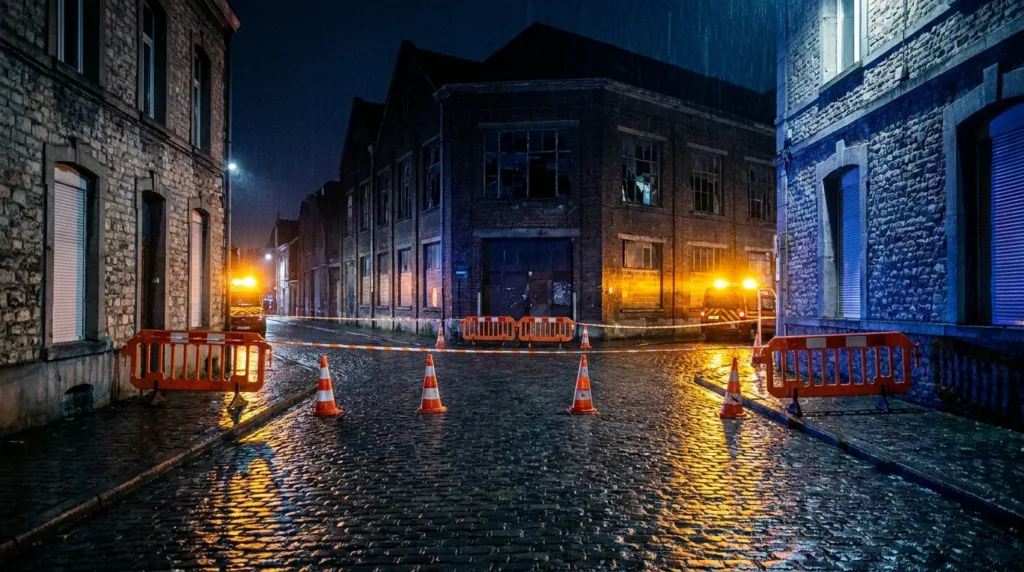 Roubaix : une usine textile abandonnée en feu, le quartier évacué