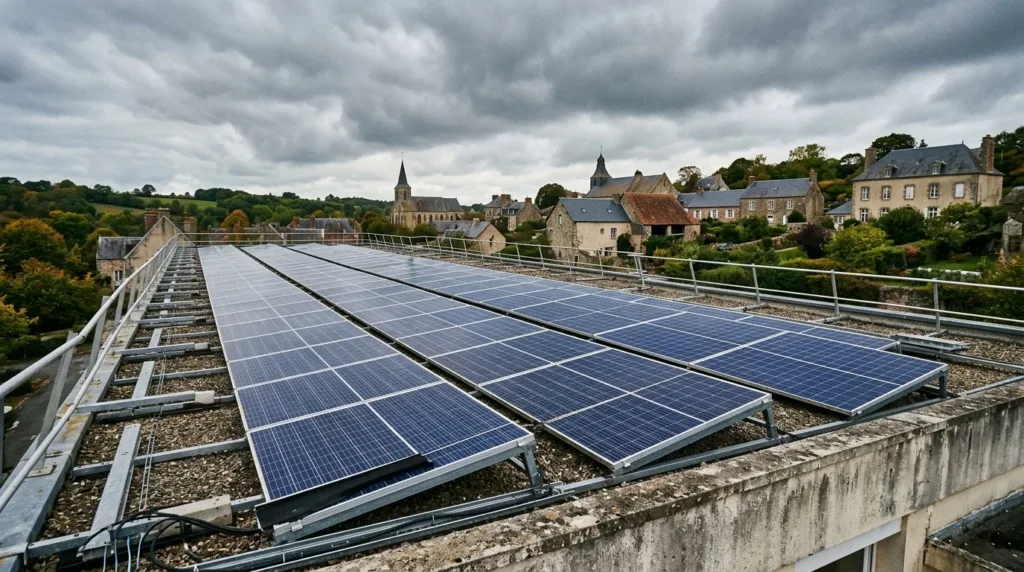 Rugles : les toits publics passent au solaire, le gymnase en tête