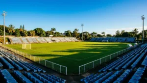 Saint-Denis : tournoi de football jeunesse au stade de l'Est Jean-Ivoula
