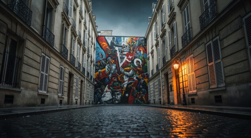 Saint-Denis : une fresque des nouveaux élus divise entre hommage et provocation