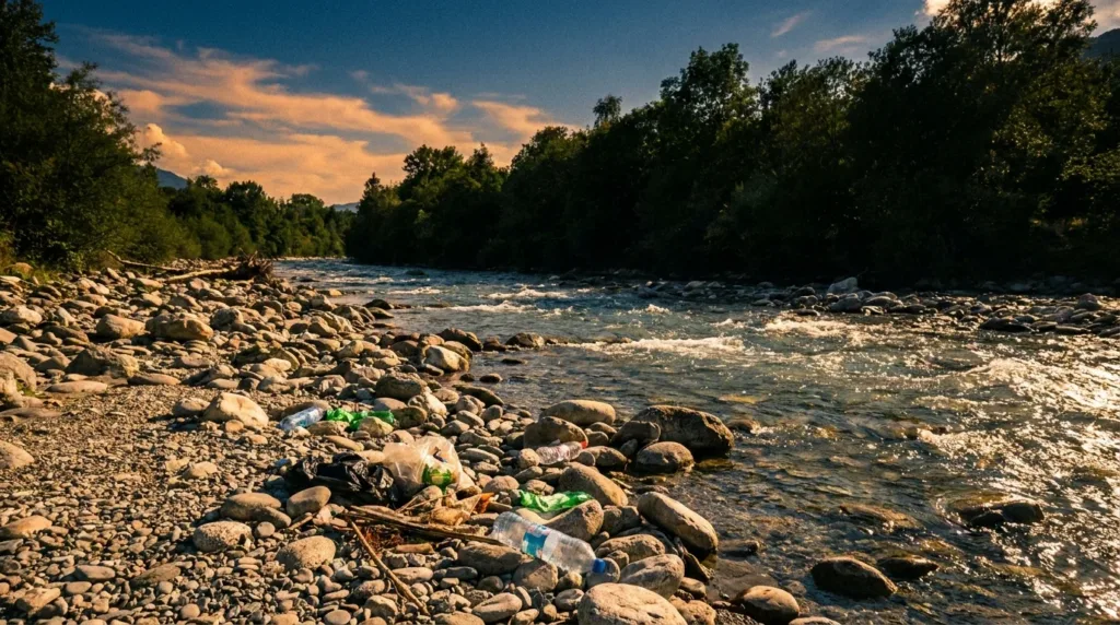 Saint-Égrève : des associations nettoient les berges de l&rsquo;Isère