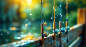 Saint-Marcellin-en-Forez : initiation à la pêche pour enfants à l&rsquo;étang du Mas