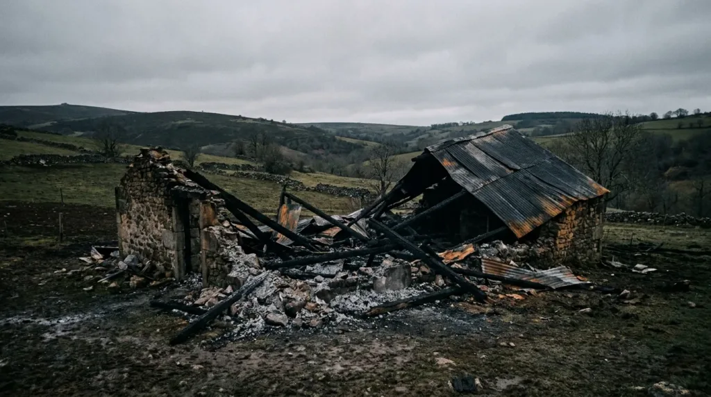 Saint-Ours : un bâtiment agricole détruit par les flammes, pas de blessés