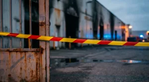 Saintes : un entrepôt industriel prend feu, une enquête ouverte