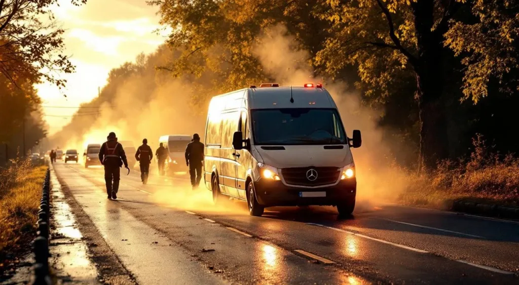 Sarrebourg : un épisode de grêle provoque plusieurs véhicules embourbés