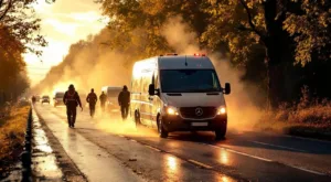 Sarrebourg : un épisode de grêle provoque plusieurs véhicules embourbés