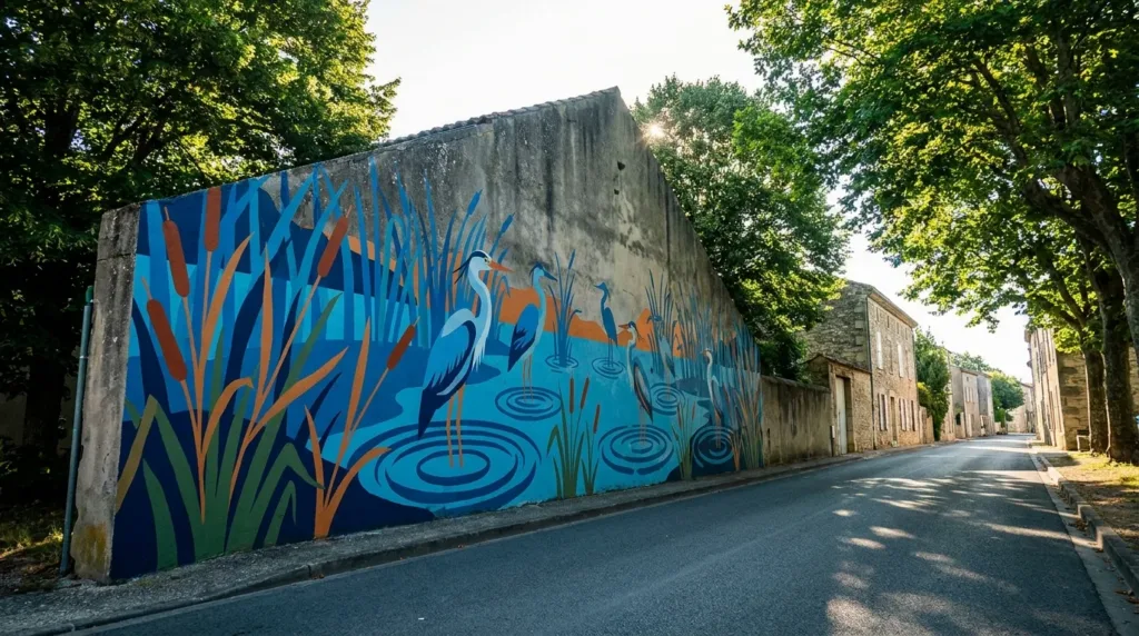 Saujon : les jeunes au cœur d&rsquo;un nouveau projet de fresque murale