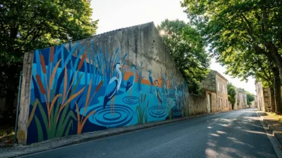 Saujon : les jeunes au cœur d&rsquo;un nouveau projet de fresque murale