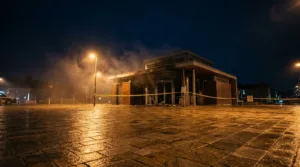 Thouars : départ de feu au pavillon de la place Lavault, à peine ouvert